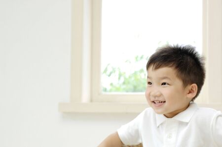 Smiling boyの写真素材