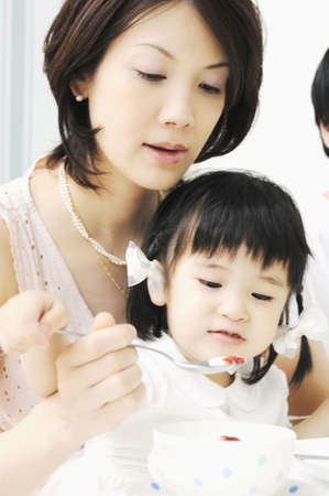 Mother and daughterの写真素材