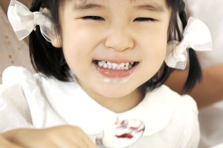 Smiling girlの写真素材