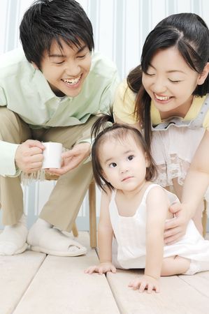 Parents who love aの写真素材