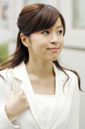 Portrait of business ladyの写真素材