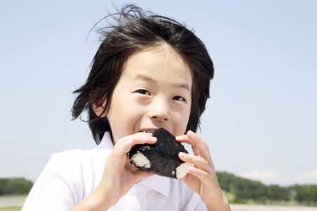 Businessmen before going outの写真素材