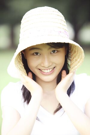 Portrait of womanの写真素材