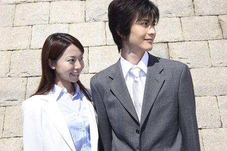 Japanes office workersの写真素材