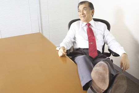 Japanese chief executive officerの写真素材