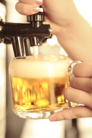 Beer serverの写真素材