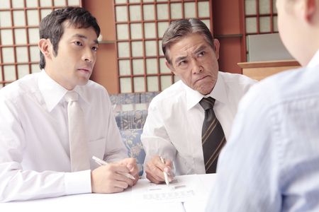 Scene of meetingの写真素材