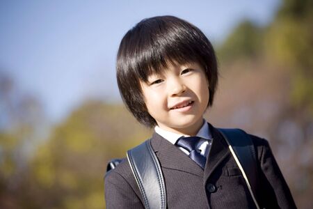Japanese primary schoolchildの写真素材