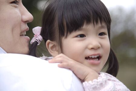 Japanese girl's portraitの写真素材