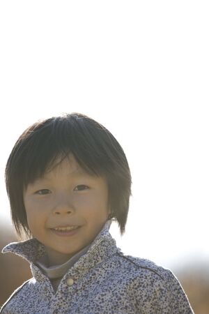 Portrait of Japanese boy