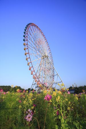 Ferris wheelの写真素材