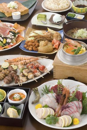Japanese foodsの写真素材