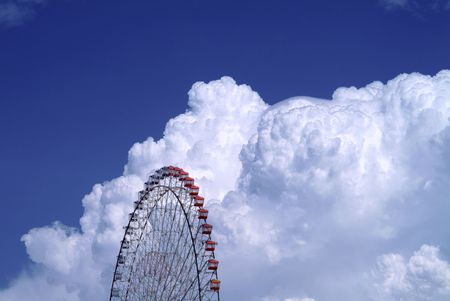Ferris wheelの写真素材