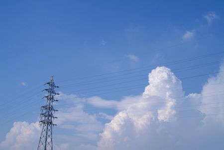 Steel towerの写真素材