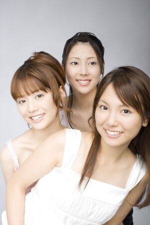 Portrait of Japanese womenの写真素材