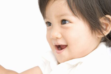 Smiling Japaneseの写真素材