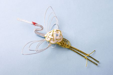 Ceremonial paper stringsの写真素材