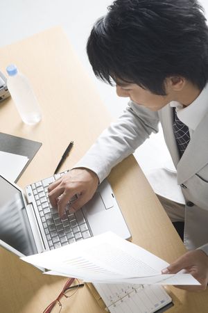 Japanese office workerの写真素材