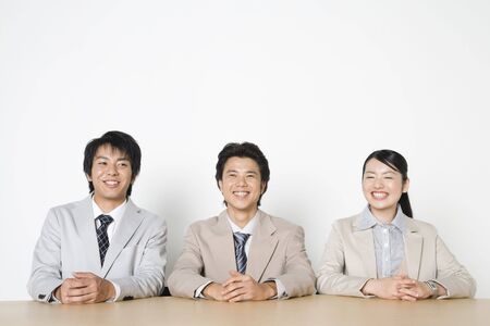 Japanese office workersの写真素材
