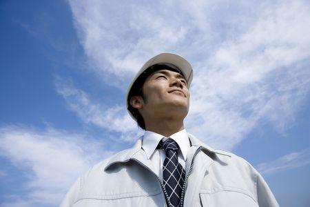 Japanese workerの写真素材