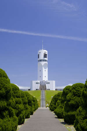 Symbol tower of Yokohama portの写真素材