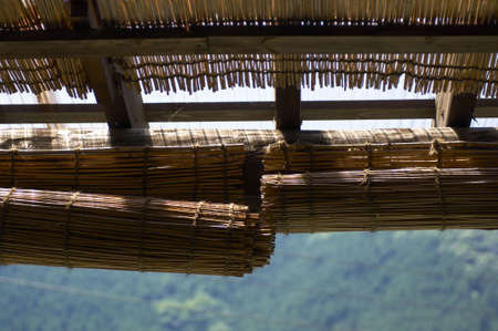 Bamboo blindの写真素材