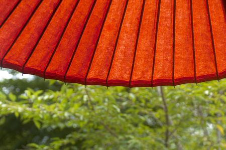 Japanese umbrellaの写真素材