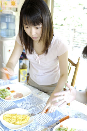 Breakfast sceneの写真素材