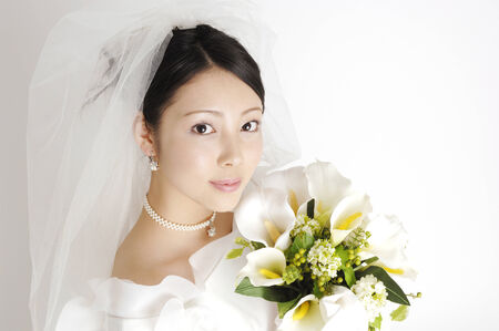 Portrait of brideの写真素材