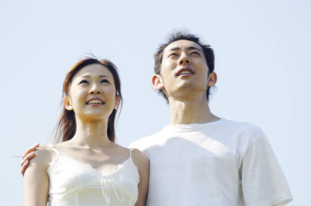 Japanese coupleの写真素材