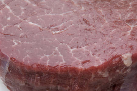 Close-up shot of a  piece of Tenderloin Steakの写真素材