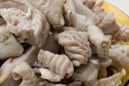 Close-up shot of a  piece of Beef Kidneyの写真素材