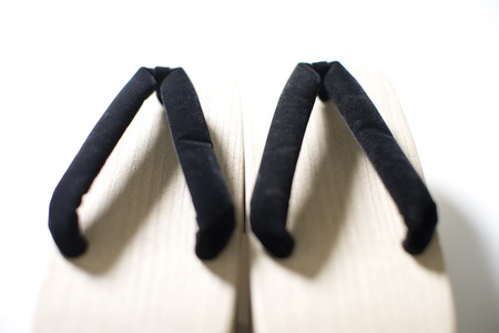 Wooden clogs.の写真素材