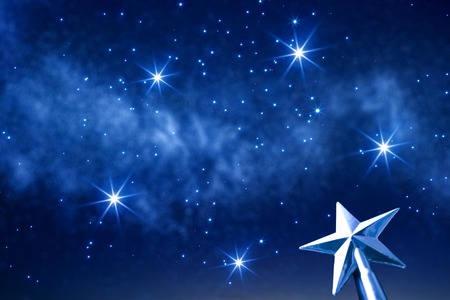 Night skyの写真素材
