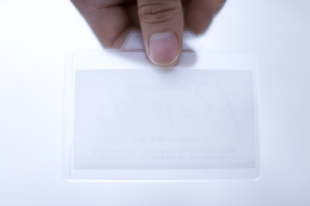 Name plateの写真素材