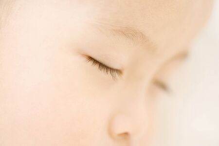 Sleeping faceの写真素材