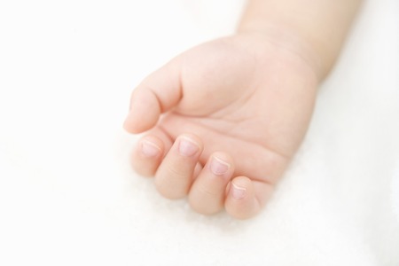 Baby handsの写真素材