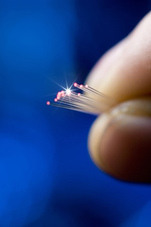 Optical fiberの写真素材