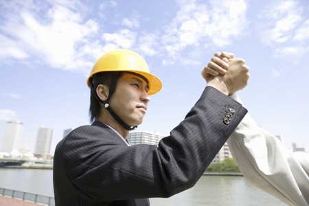 Workers and businessmenの写真素材