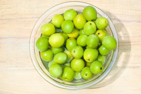 Green plumの写真素材