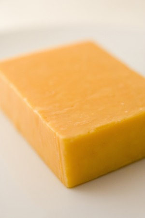 Red cheddar cheeseの写真素材