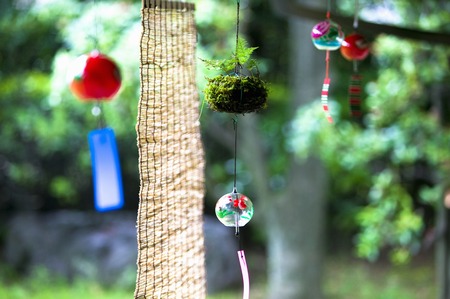 Wind chimesの写真素材