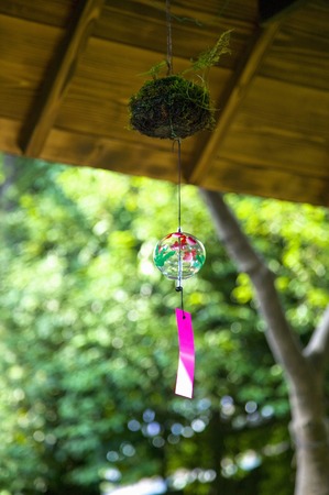 Wind chimesの写真素材