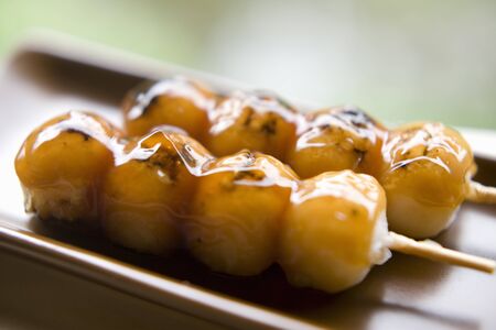 Mitarashi dangoの写真素材