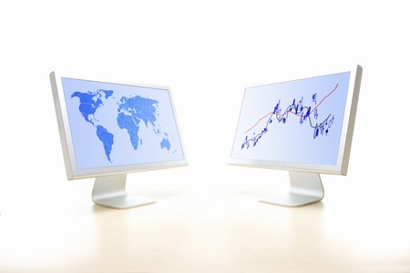 Monitorの写真素材