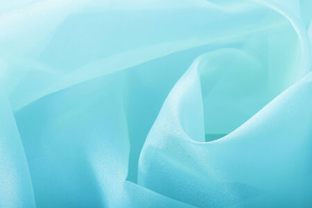 The surface of the blue cloth.の写真素材