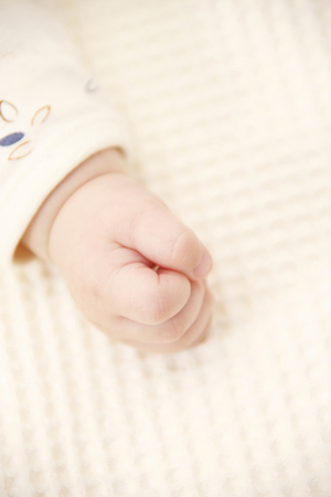 Baby handsの写真素材