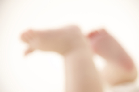 Baby legsの写真素材