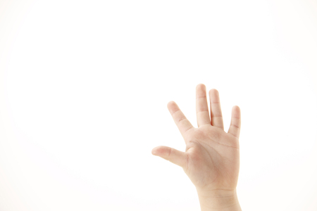 Children's handsの写真素材