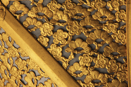 Engraving ornament of lanternsの写真素材